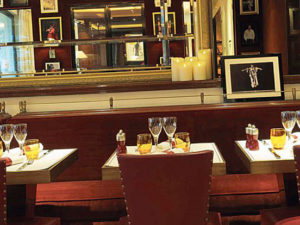 restaurant romantique a paris l entracte